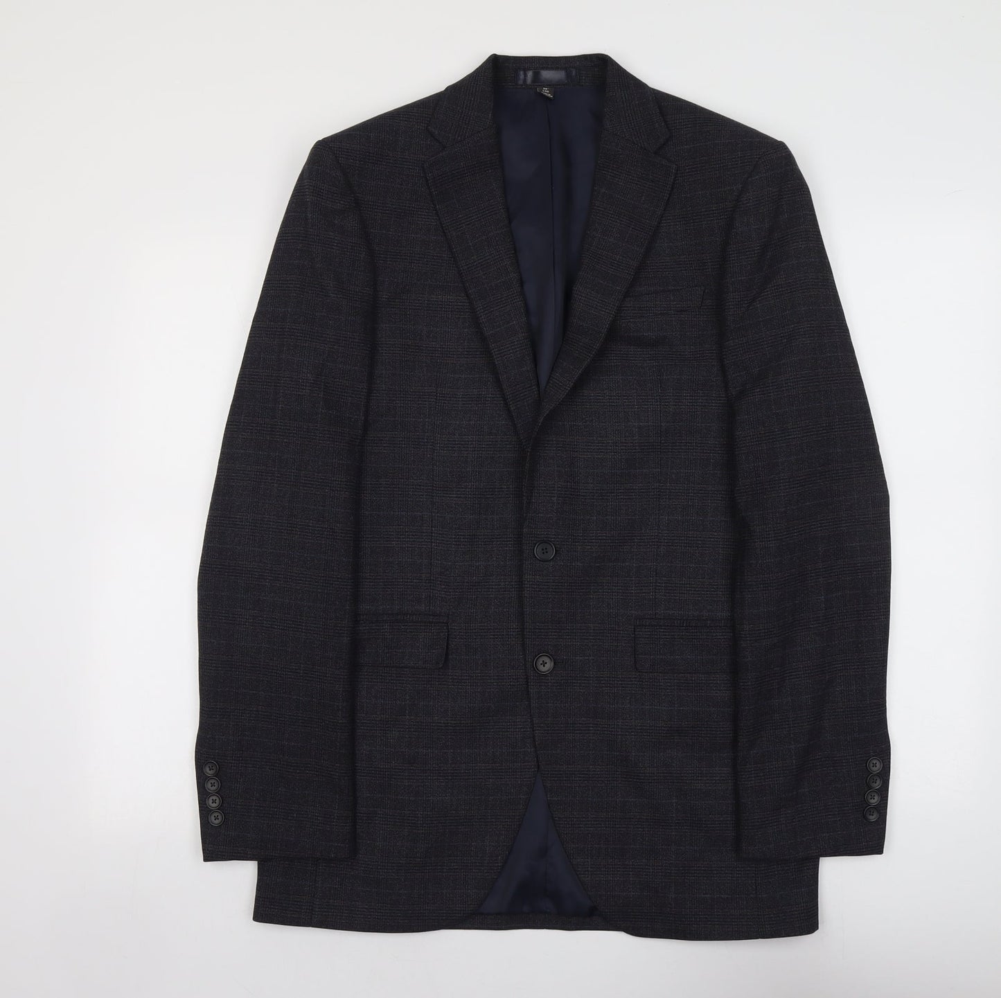 Mens UK Size M Marks and Spencer Regular Blue Suit Jacket