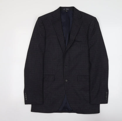Mens UK Size M Marks and Spencer Regular Blue Suit Jacket