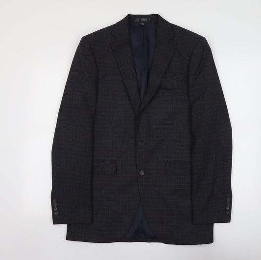 Mens UK Size M Marks and Spencer Regular Blue Suit Jacket