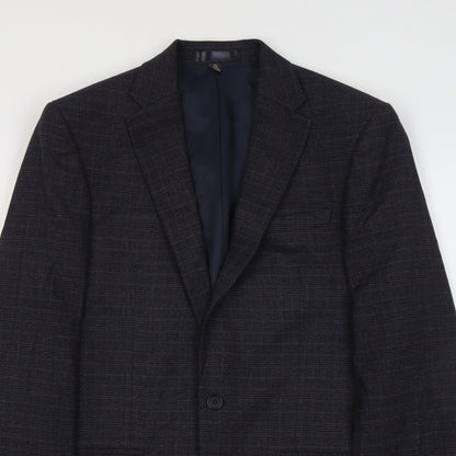 Mens UK Size M Marks and Spencer Regular Blue Suit Jacket