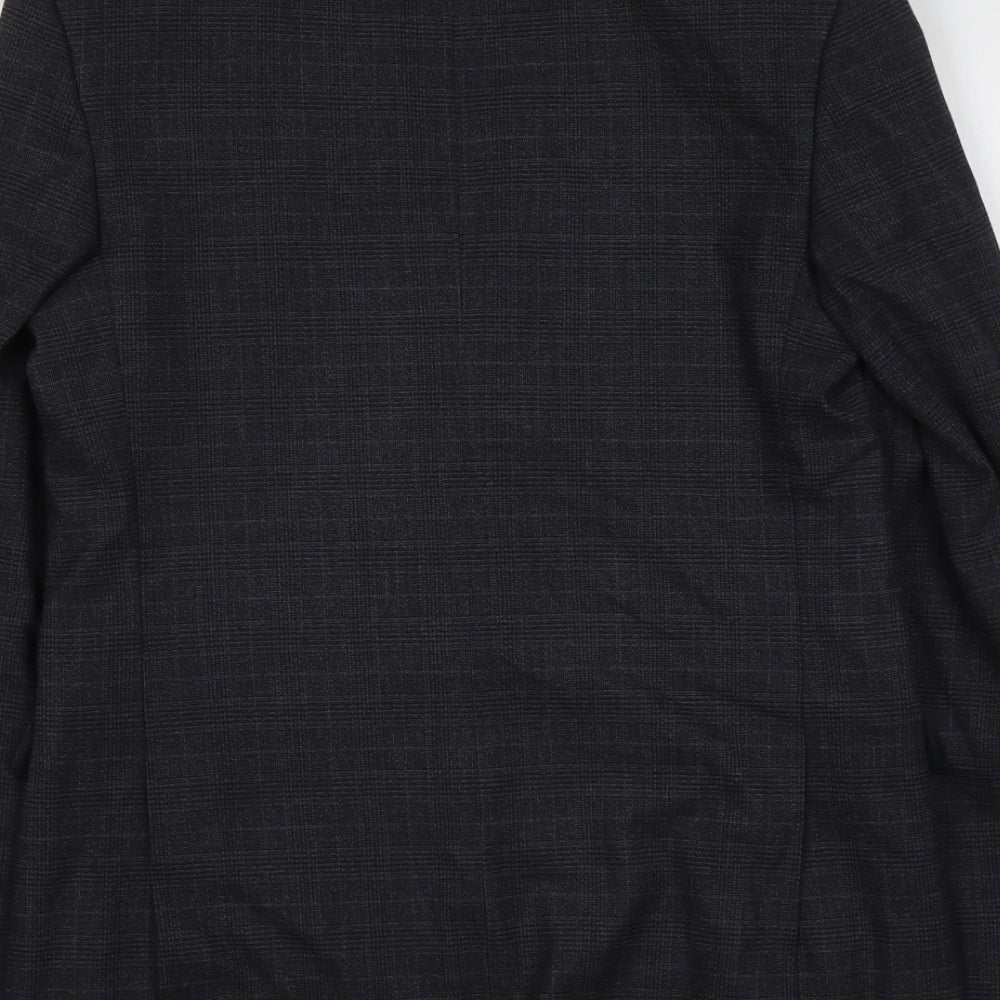 Mens UK Size M Marks and Spencer Regular Blue Suit Jacket