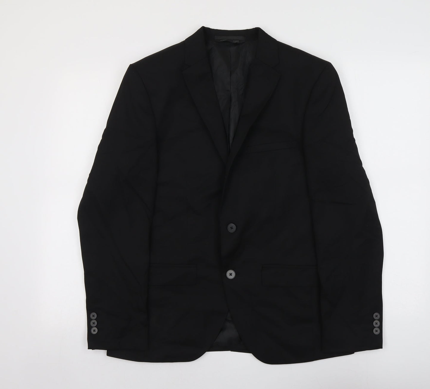 Mens UK Size L Marks and Spencer Regular Black Suit Jacket