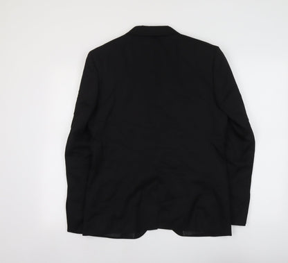 Mens UK Size L Marks and Spencer Regular Black Suit Jacket