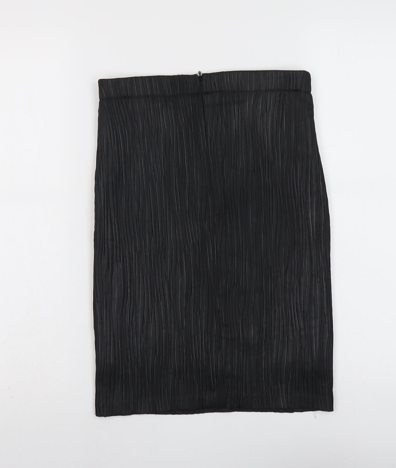 Cinque Womens Black Polyester Straight & Pencil Skirt Size 6 Zip - Plisse