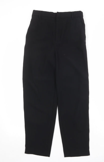 Womens UK Size 6 Zara Regular Fit  Black Trousers