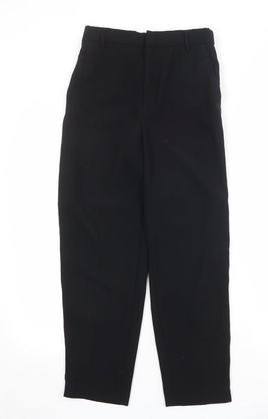 Womens UK Size 6 Zara Regular Fit  Black Trousers