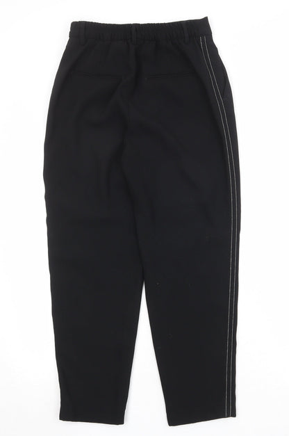 Womens UK Size 6 Zara Regular Fit  Black Trousers