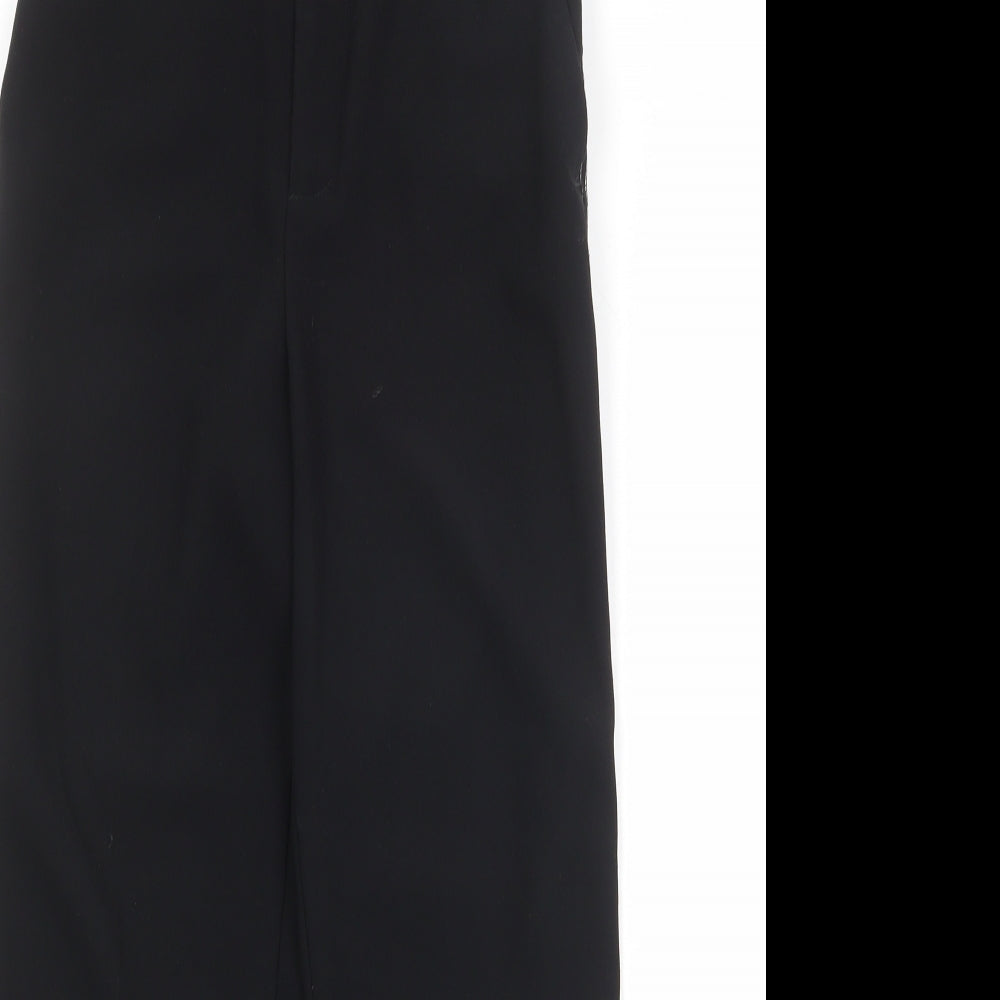 Womens UK Size 6 Zara Regular Fit  Black Trousers