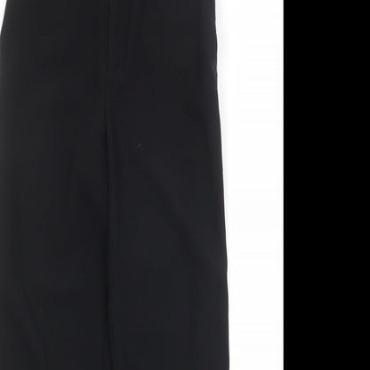 Womens UK Size 6 Zara Regular Fit  Black Trousers