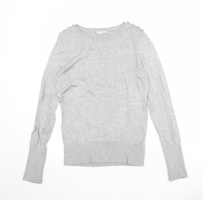 Womens UK Size M H&M Grey Pullover Jumper