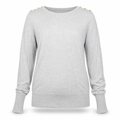 Womens UK Size M H&M Grey Pullover Jumper