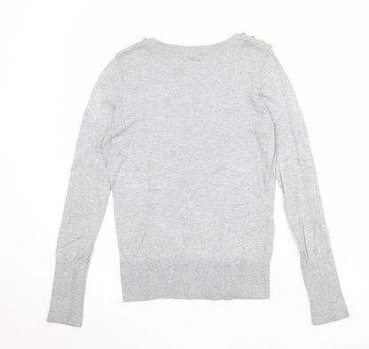 Womens UK Size M H&M Grey Pullover Jumper