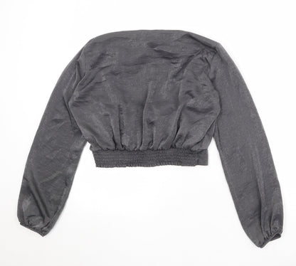 Womens UK Size 12 Dorothy Perkins Green Basic Blouse