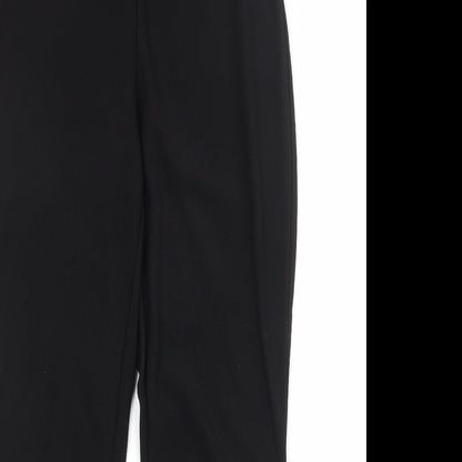 Womens UK Size 14 Sarah Hamilton Regular Fit  Black Trousers