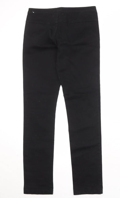 Only Womens Black Cotton Skinny Jeans Size 28 in Regular Zip