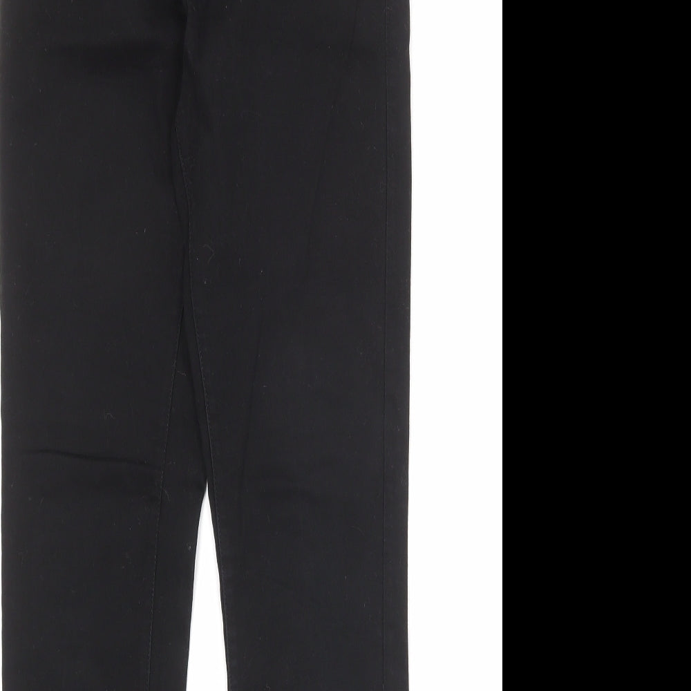 Only Womens Black Cotton Skinny Jeans Size 28 in Regular Zip