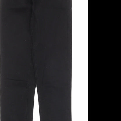 Only Womens Black Cotton Skinny Jeans Size 28 in Regular Zip