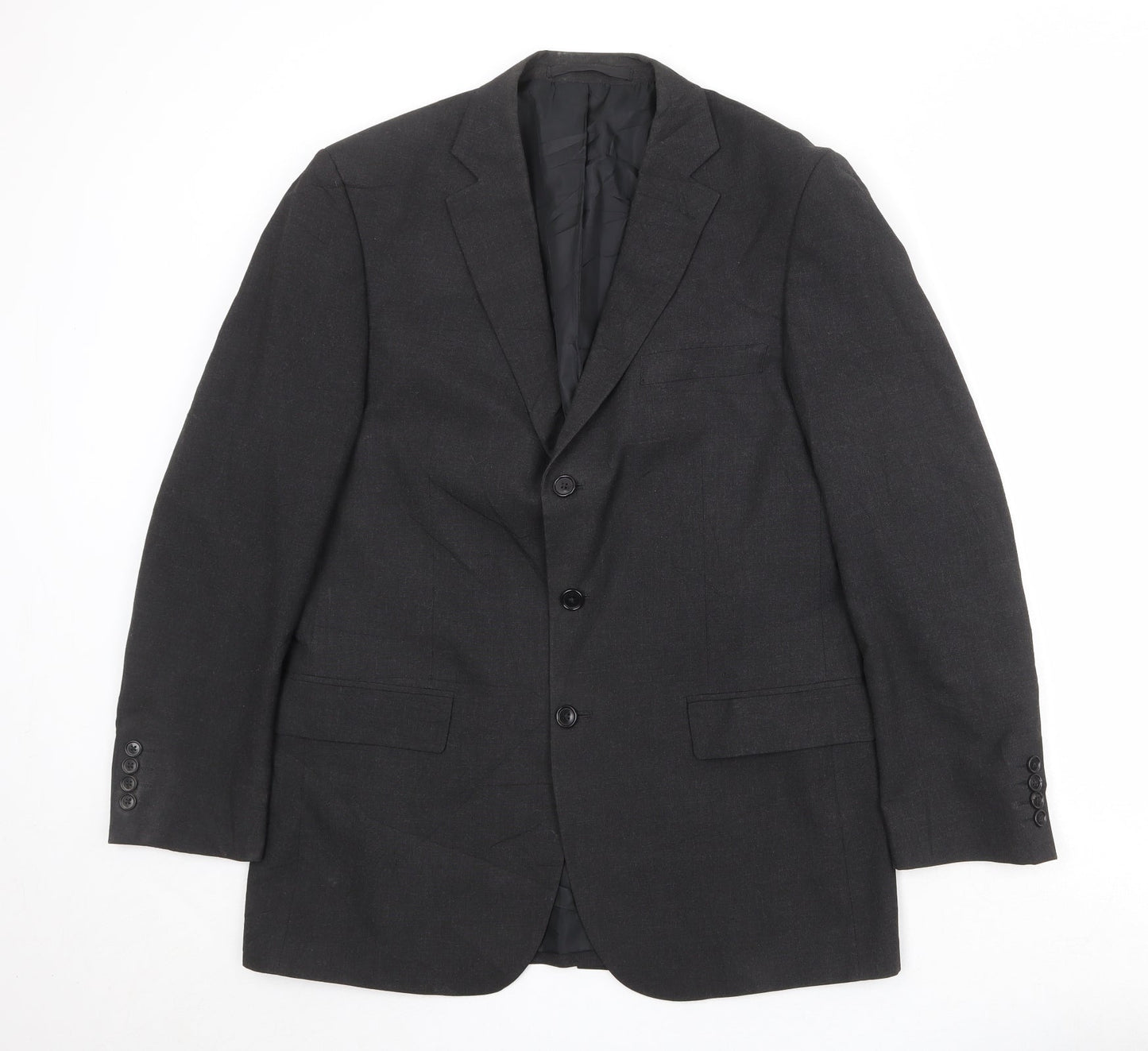 Mens UK Size 40 Marks and Spencer Regular Black Suit Jacket