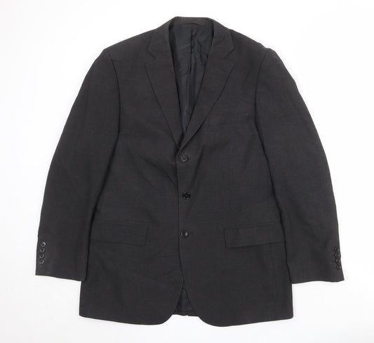 Mens UK Size 40 Marks and Spencer Regular Black Suit Jacket