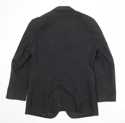 Mens UK Size 40 Marks and Spencer Regular Black Suit Jacket