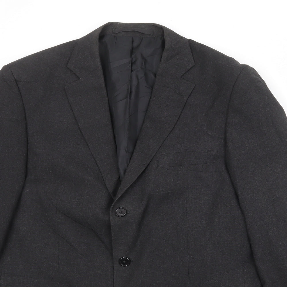 Mens UK Size 40 Marks and Spencer Regular Black Suit Jacket