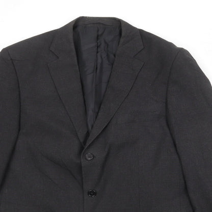 Mens UK Size 40 Marks and Spencer Regular Black Suit Jacket