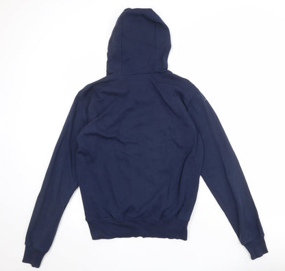 Twisted Faith Mens Blue Cotton Pullover Hoodie Size S