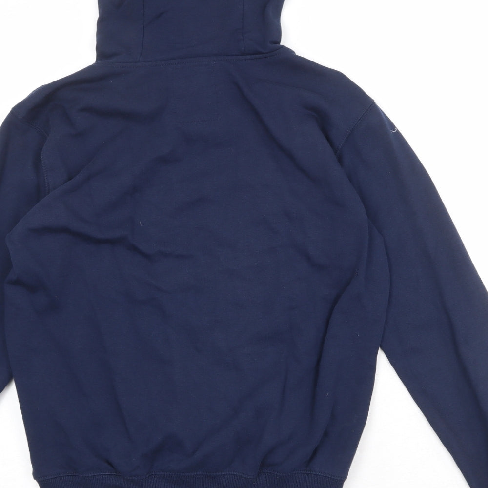 Twisted Faith Mens Blue Cotton Pullover Hoodie Size S