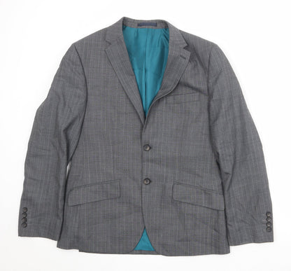 Mens UK Size 38 Marks and Spencer Regular Grey Suit Jacket