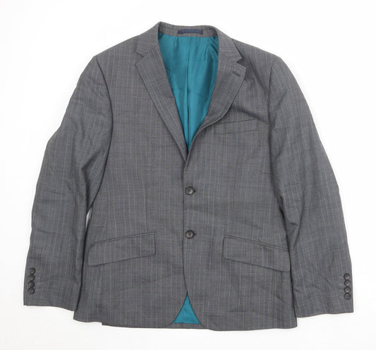 Mens UK Size 38 Marks and Spencer Regular Grey Suit Jacket