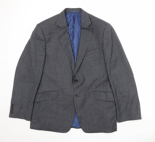 Mens UK Size 40 Marks and Spencer Regular Grey Suit Jacket
