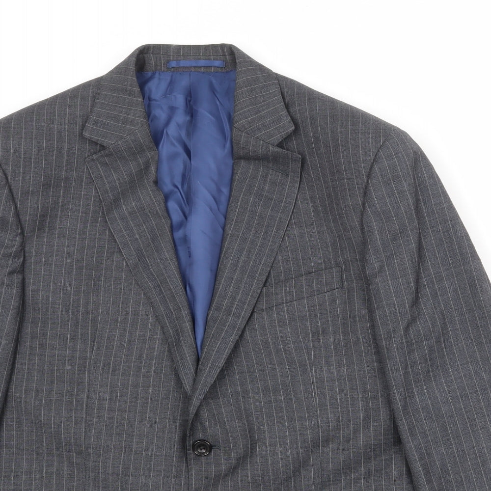 Mens UK Size 40 Marks and Spencer Regular Grey Suit Jacket