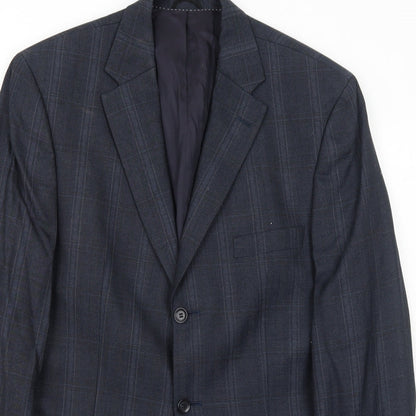 Mens UK Size 40 BARUTTI Regular Blue Suit Jacket
