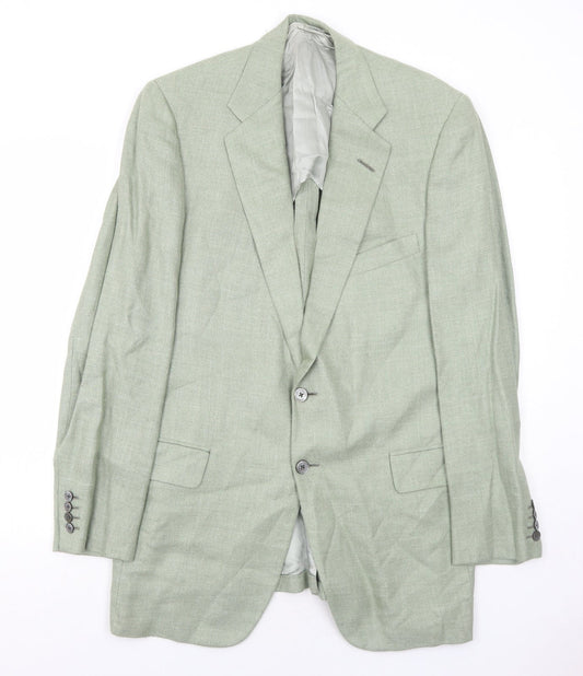Mens UK Size 40 Ventura Regular Green Suit Jacket