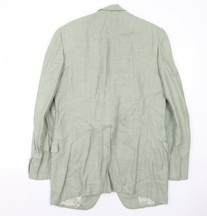Mens UK Size 40 Ventura Regular Green Suit Jacket