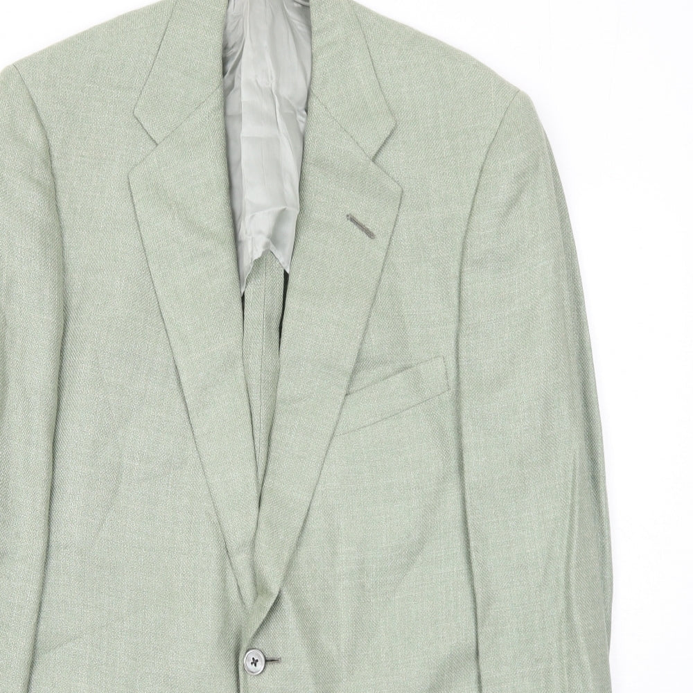 Mens UK Size 40 Ventura Regular Green Suit Jacket