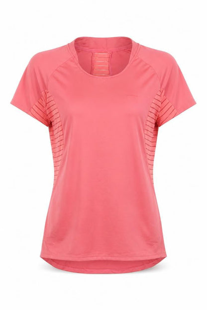 Womens UK Size S DECATHLON Pink  T-Shirt