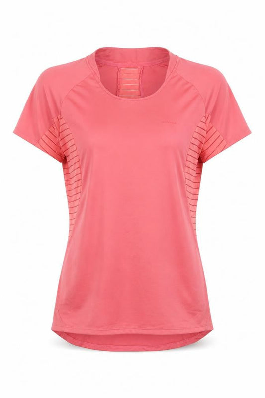 Womens UK Size S DECATHLON Pink  T-Shirt