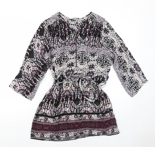 Womens UK Size 12 Klass Purple Basic Blouse