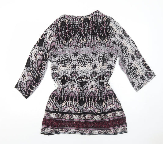 Womens UK Size 12 Klass Purple Basic Blouse