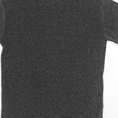 Womens UK Size S Reclaimed Vintage Black Basic T-Shirt