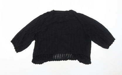 Womens UK Size 12 Savida Black Cardigan Jumper