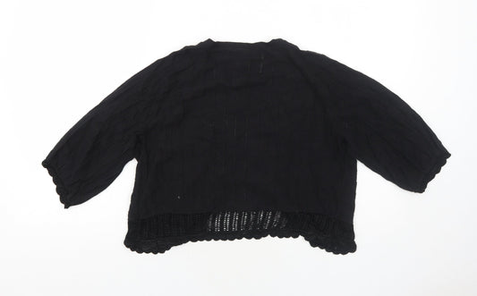 Womens UK Size 12 Savida Black Cardigan Jumper
