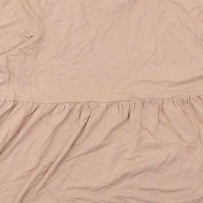 Womens UK Size M H&M Pink Basic Blouse