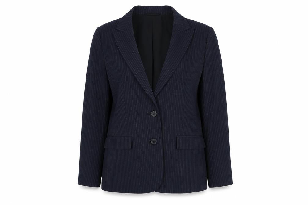 Womens UK Size 12 Marks and Spencer Regular Blue Suit Jacket