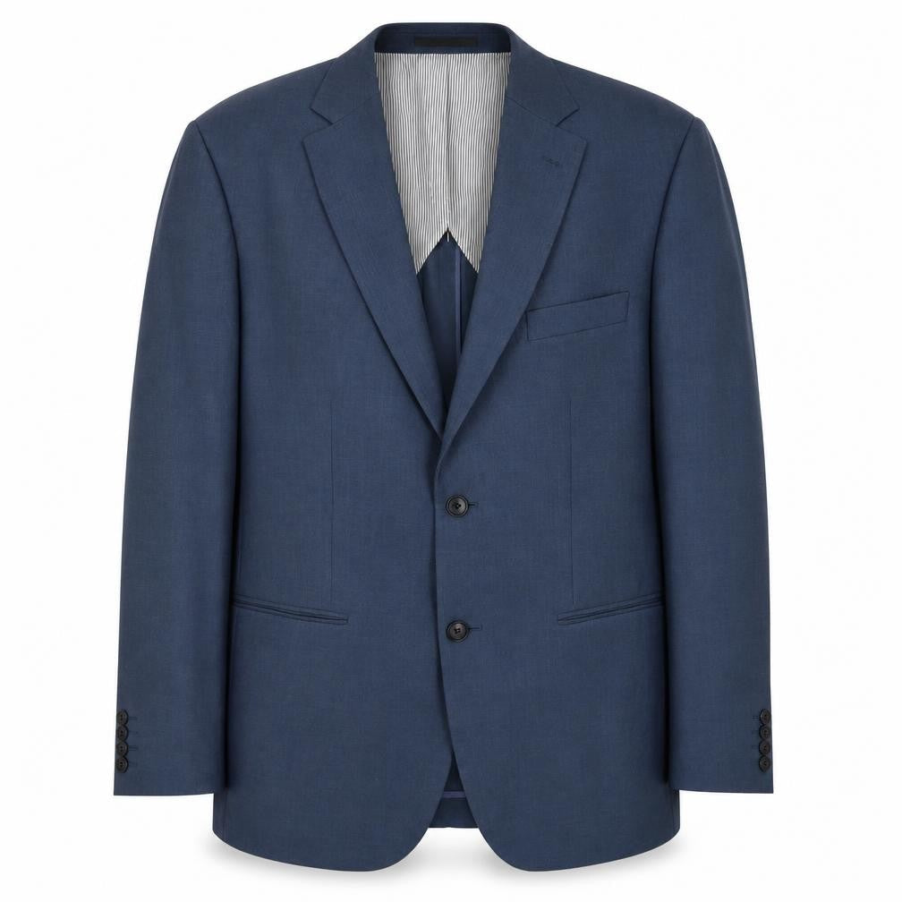 Mens UK Size 42 Greenwoods Regular Blue Suit Jacket