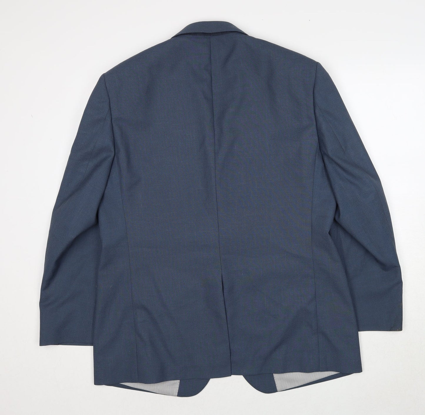 Mens UK Size 42 Greenwoods Regular Blue Suit Jacket