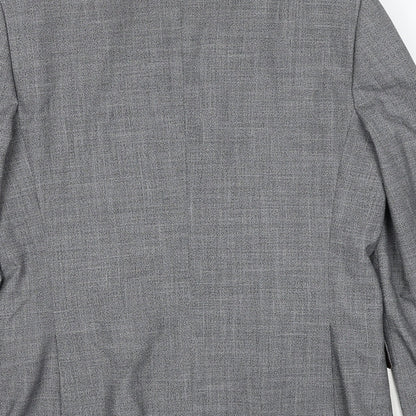Mens UK Size 40 Burton Regular Grey Suit Jacket