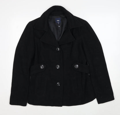 Gap Womens Black Jacket Size M Button