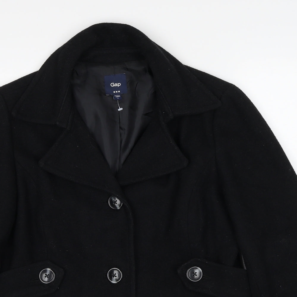 Gap Womens Black Jacket Size M Button